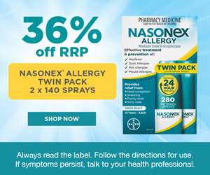 Buy Nasonex Allergy Non Drowsy Hour Nasal Spray Twin Pack X