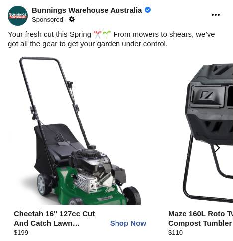 Bunnings warehouse online mowers