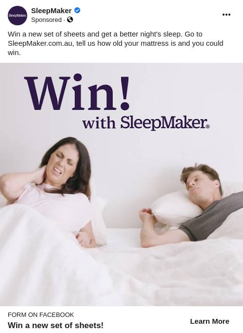 SleepMaker Ad
