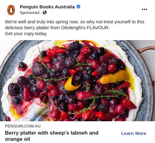Berry platter with sheep’s labneh and orange oil - Penguin Books Australia