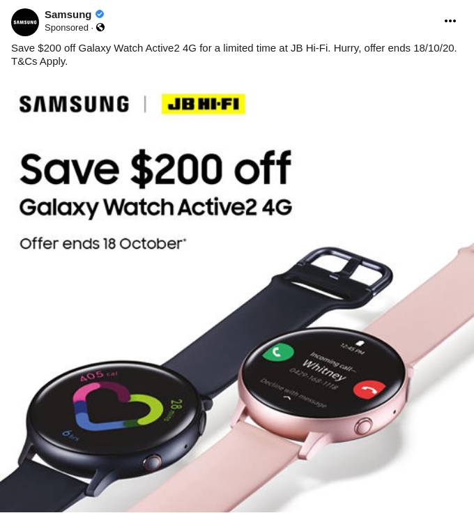 samsung galaxy watch jb hi fi