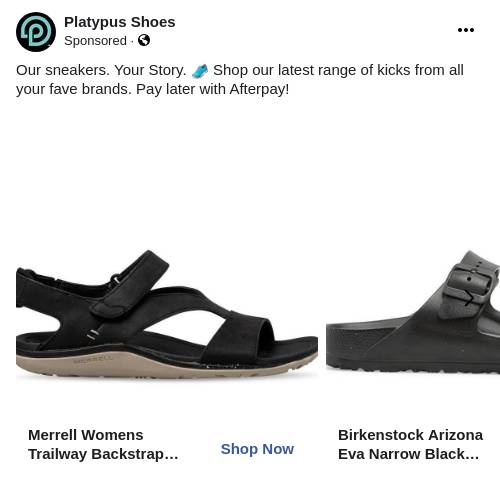 birkenstock arizona platypus