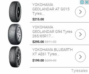 Yokohama Geolandar At G015 215 65r16 98h Tyres Tyresales Ad