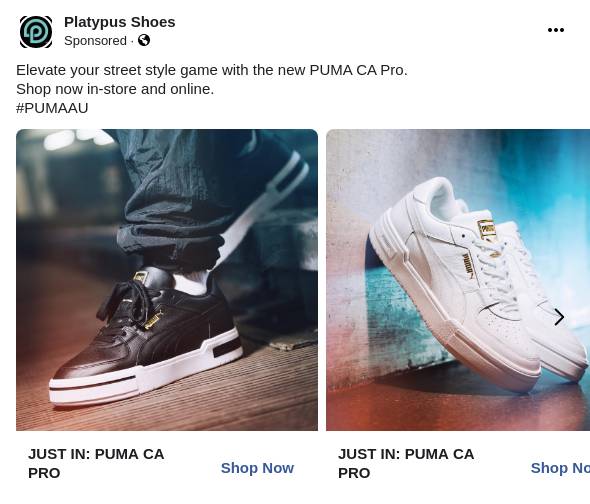 puma shoes platypus