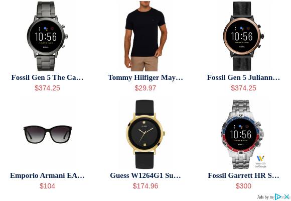 fossil smartwatch myer