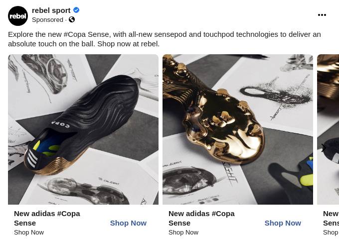 touch football boots rebel