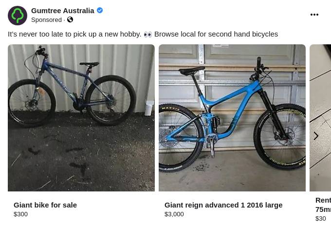 Gumtree cycles deals