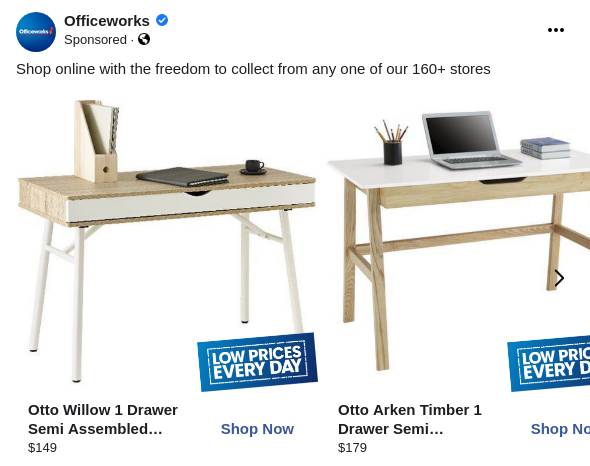 willow desk officeworks