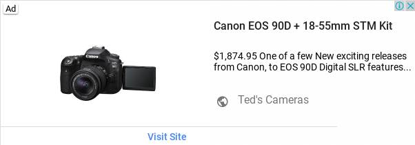 canon 90d teds