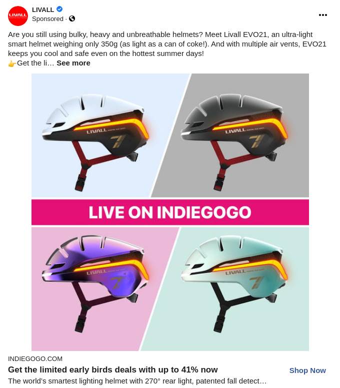 indiegogo livall