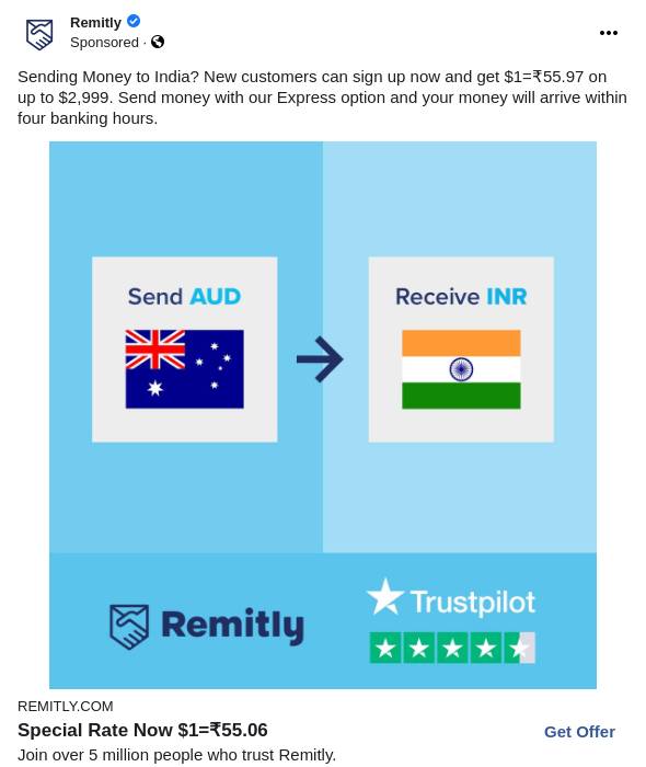 remitly daily limit to india