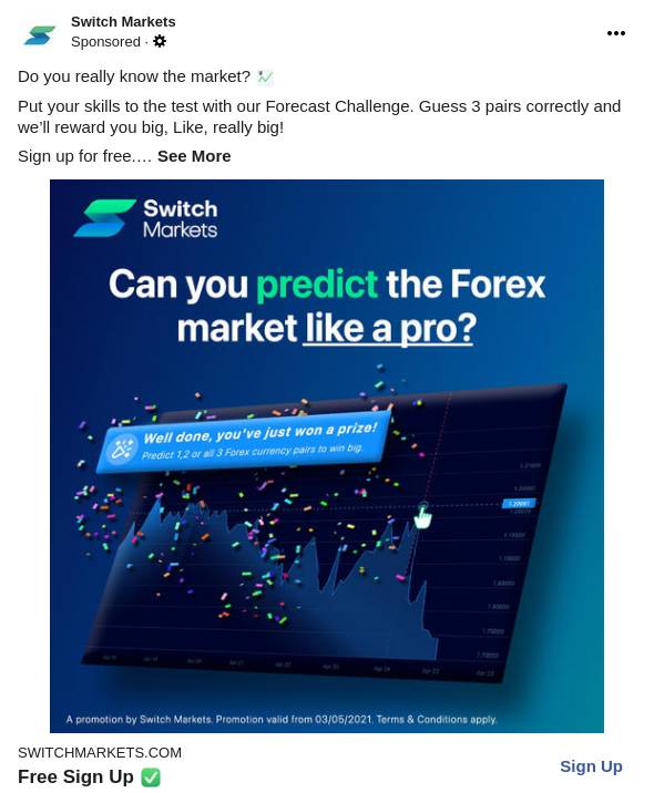 Forecast Challenge by SwitchMarkets Ad Bigdatr