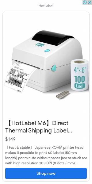 Hotlabel M6 thermal label printer – HotLabel