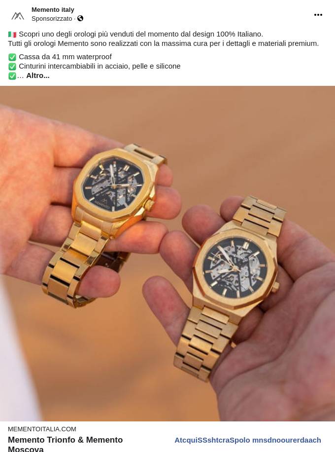 Orologi – Memento Orologi Ad