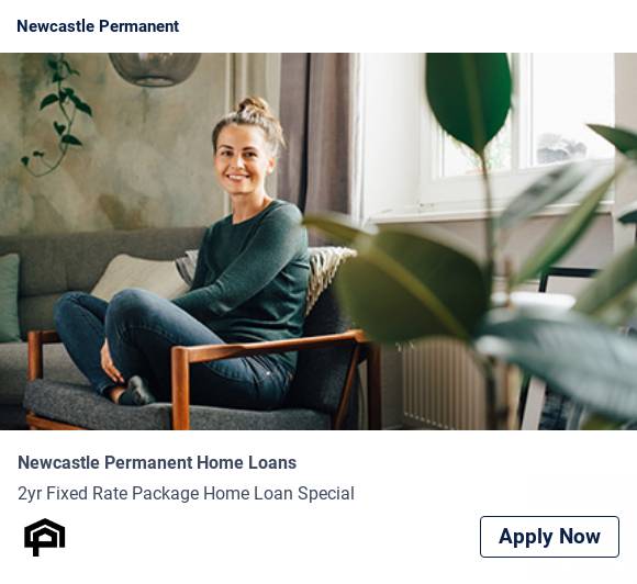 Premium Plus Package Fixed Rate Home Loan Newcastle Permanent Ad