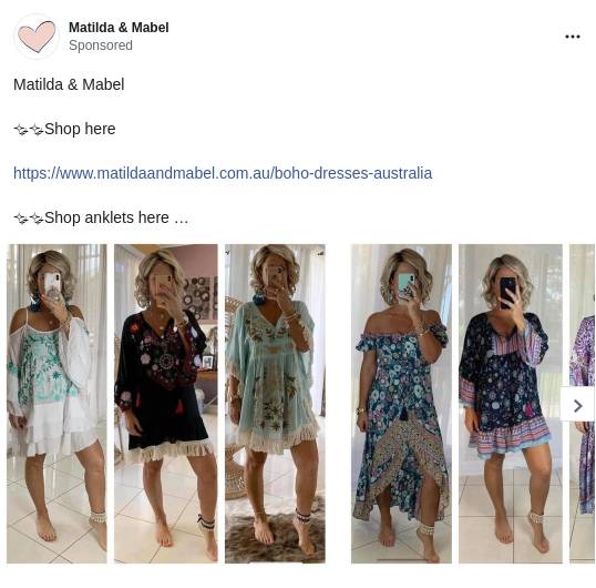 Matilda & Mabel Boho Dresses Summer Fashion Australia Ad Bigdatr