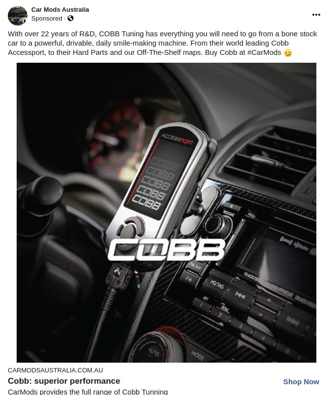 Buy Cobb Tuning Car Parts Online CarMods Australia Ad Bigdatr