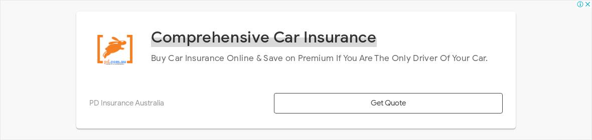 Comprehensive Car Insurance Quote | Compare Cost Here - PD Insurance Ad