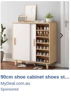 90cm Shoe Cabinet Shoes Storage Rack Organiser Wooden Shelf Drawer 20 Pairs | Buy Shoe Racks & Cabinets - 4116471
