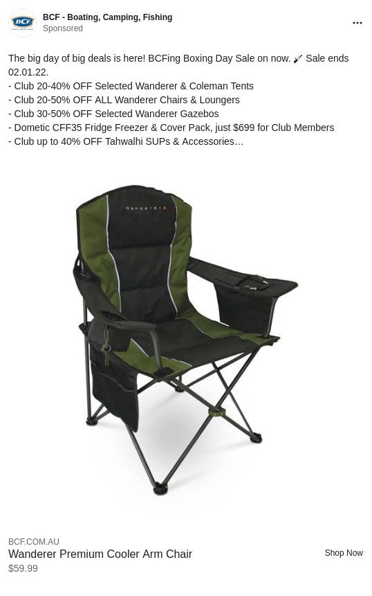 Fishing best sale chair bcf