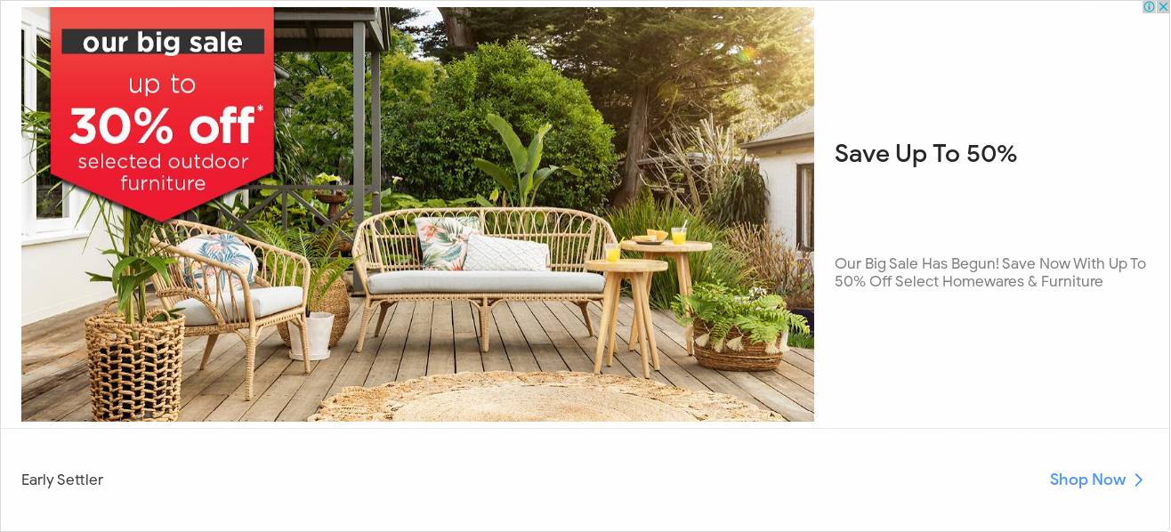 Early Settler Ad - Bigdatr