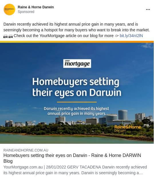 Homebuyers setting their eyes on Darwin - Raine & Horne DARWIN Blog