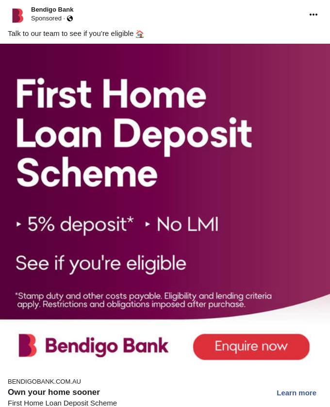 First Home Loan Deposit Scheme I Bendigo Bank Ad Bigdatr