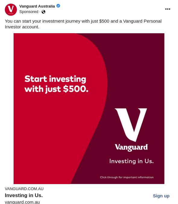 Vanguard Ad
