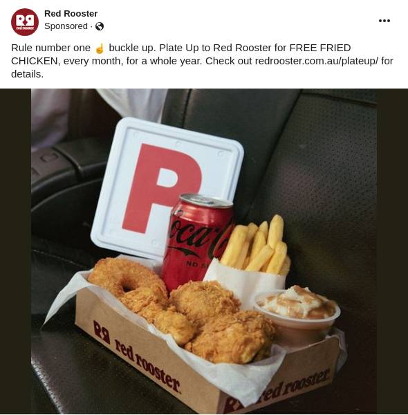 Red Rooster Home Red Rooster Roast Chicken Takeaway and Delivery Ad