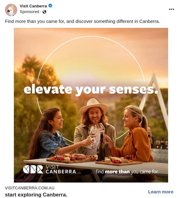 canberra tourist ad