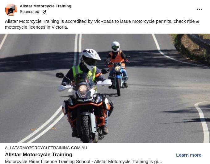 Learner Permit & Motorcycle Rider Licence Melbourne, Vic | Allstar