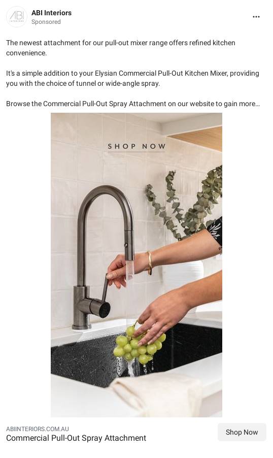 Pull Out Kitchen Taps Buy Pull Out Taps Online ABI Interiors Ad