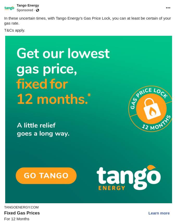 Tango Energy Ad