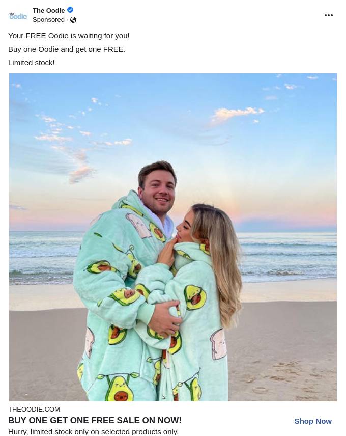 Oodie Hooded Blanket | Buy One Get One Free â The Oodie Ad - BigDatr
