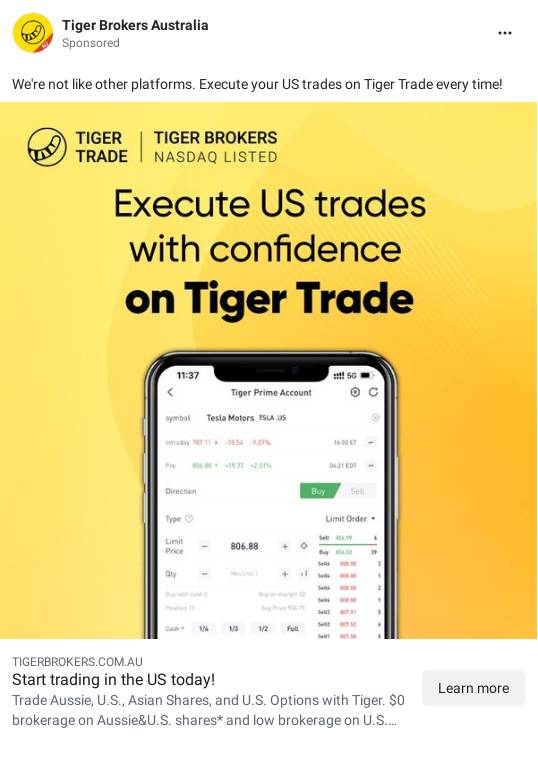 Tiger Brokers - Stay Ahead, Invest Worldwide Ad - BigDatr