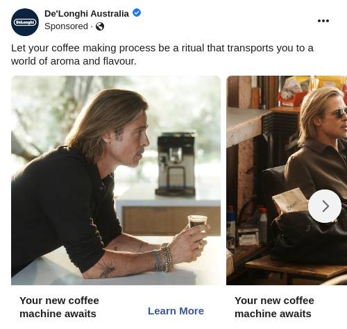 Brad Pitt & De'Longhi: The "Perfetto" Coffee Moment | De'Longhi AU Ad