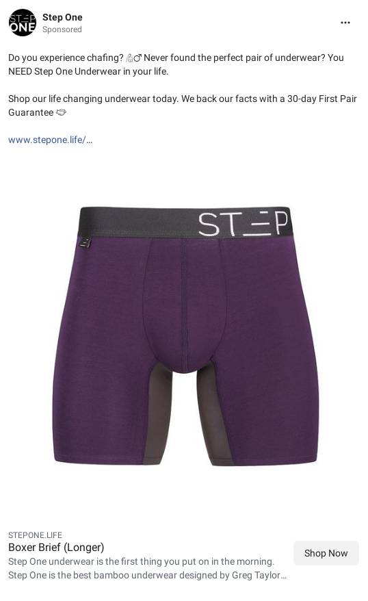 Step One Best Long Boxer Briefs Online Buy Men's Underwear Online Ad