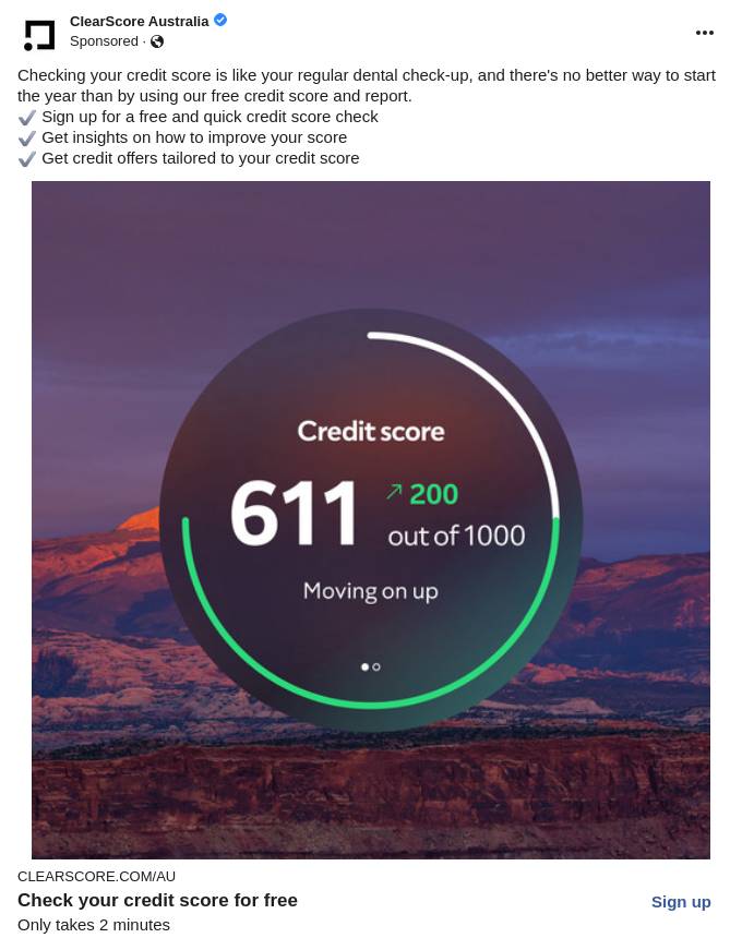 Check Your Free Credit Score & Credit Report ClearScore, AU Ad