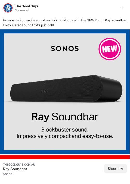 The Good Guys Ad Bigdatr