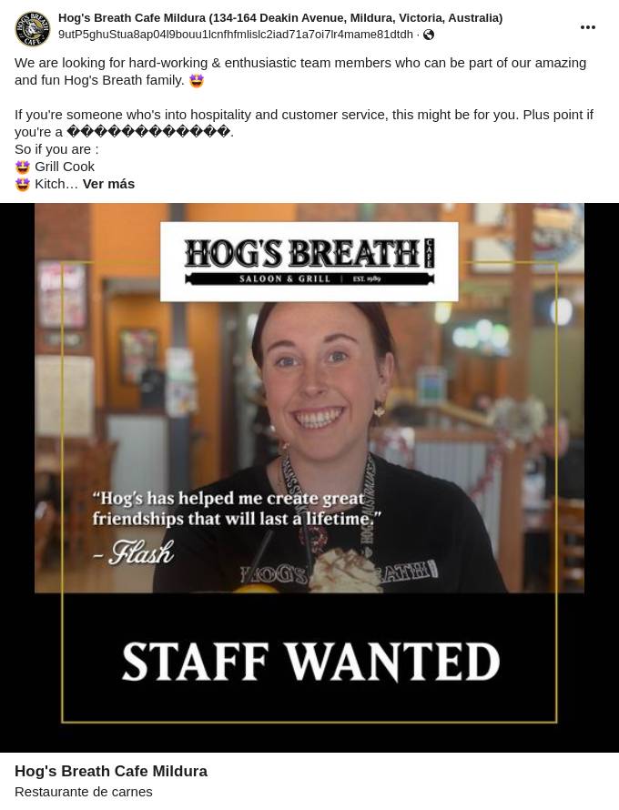 HOG'S BREATH CAFE MILDURA The Best A Steak Can Get Ad Bigdatr