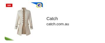 Aideaone Mens Coat Solid Color Fashion Steampunk Retro Jacket-White | Catch.com.au
