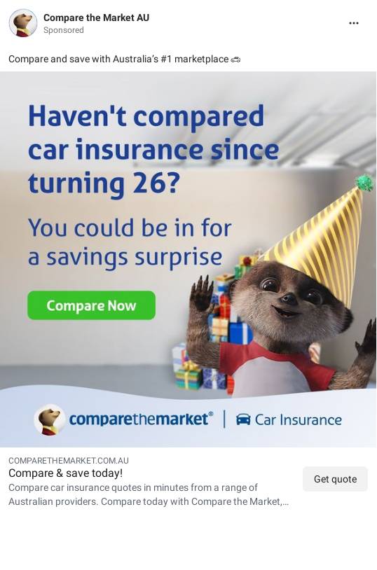 Compare Car Insurance Quotes | CompareTheMarket.com.au Ad