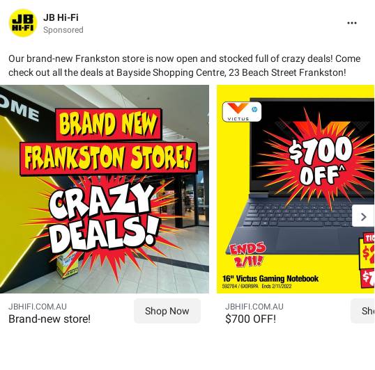 JB HiFi in Frankston, Bayside Visit Us Today! Ad Bigdatr
