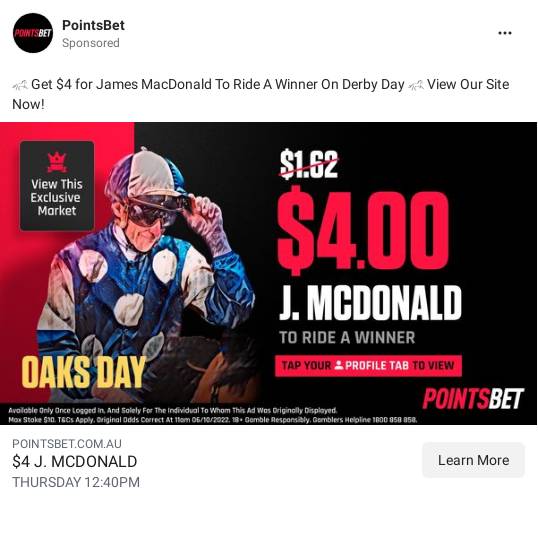 Pointsbet Ad Bigdatr