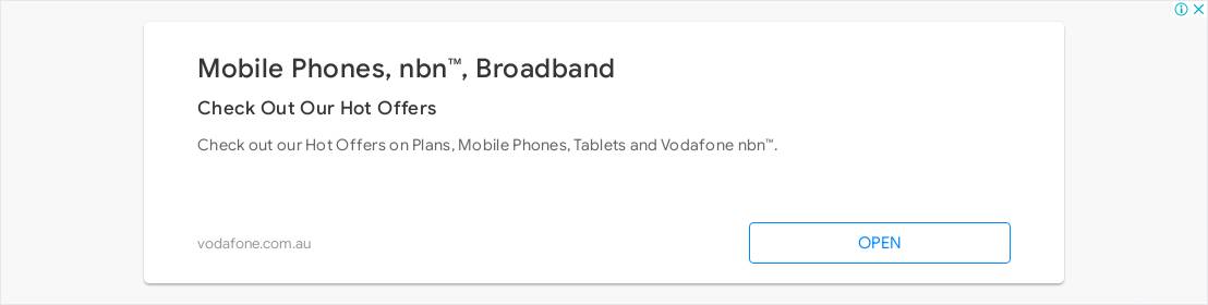 Mobile Phones, Tablets, Broadband Plans | Vodafone Australia
