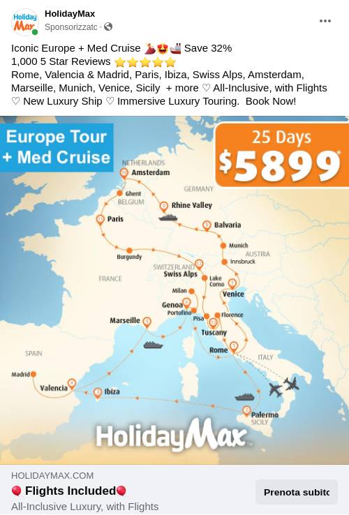 holiday max europe cruise