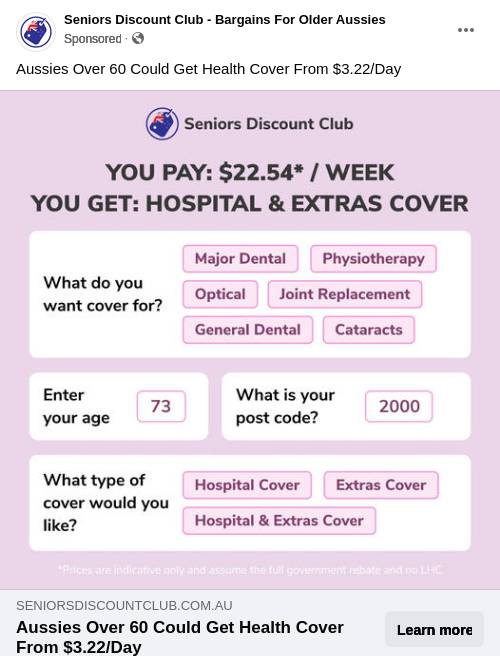 compare-health-insurance-seniors-discount-club-ad-bigdatr
