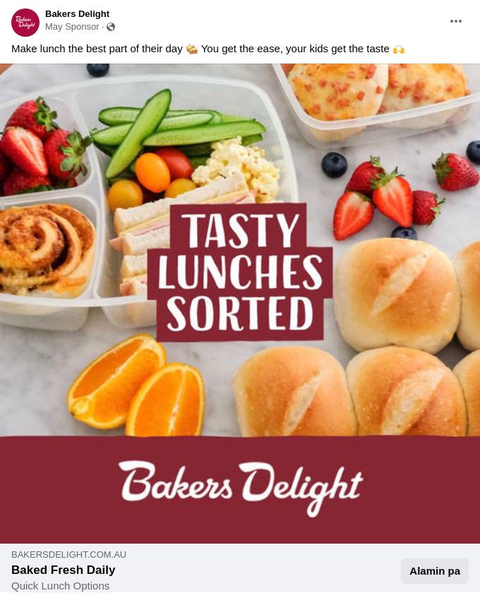 Bakers Delight Ad Bigdatr