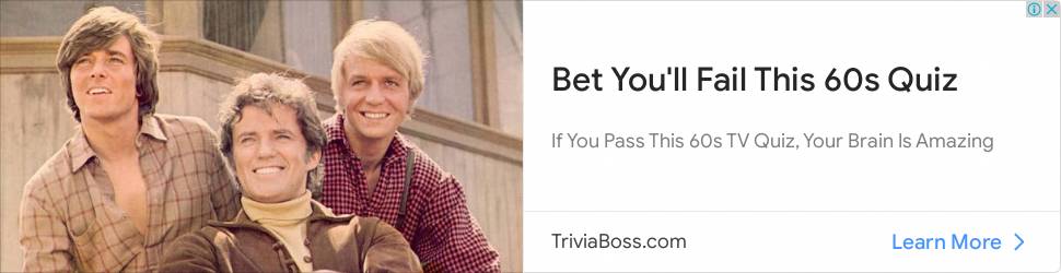 Quiz: How Many 60s TV Shows Can You Name? - Trivia Boss Ad