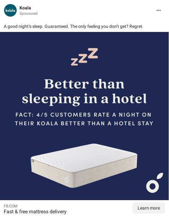 Koala Mattress & Furniture Fast & flexible delivery Koala AU Ad